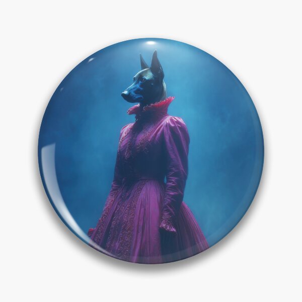 Item preview, Belgian Malinois in Pink Dress designed and sold by AImazeD.
