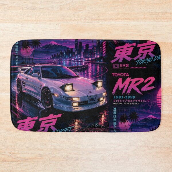 Item preview, Toyota MR2 SW20 Vaporwave 1991-1999 | Retro JDM Japanese Car v9 designed and sold by storelibertys.
