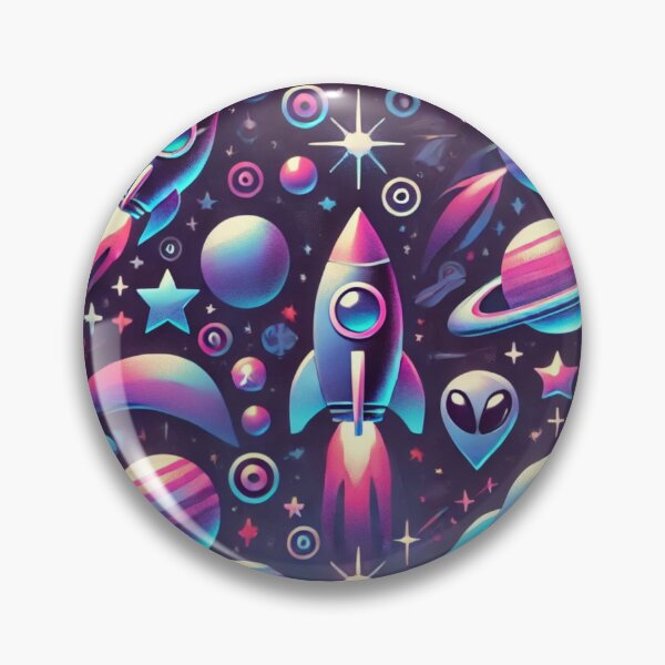 Item preview, space themed pattern designed and sold by TEEJAMBOREE.