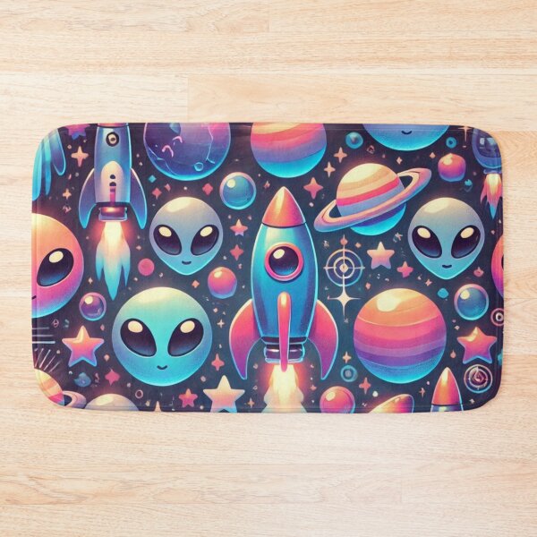 Item preview, space themed pattern designed and sold by TEEJAMBOREE.