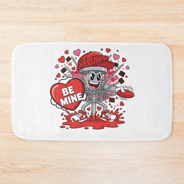 Item preview, disc golf valentine funny hearts player style designed and sold by ArtDesignTp.