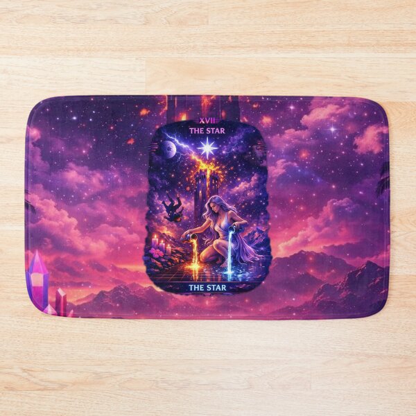 Item preview, Neon Cosmic Major Arcana - The Star Tarot — Retro  designed and sold by MysticOzzy.