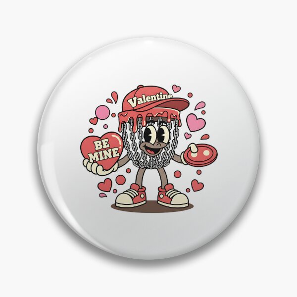 Item preview, disc golf hearts player funny love drip art designed and sold by ArtDesignTp.