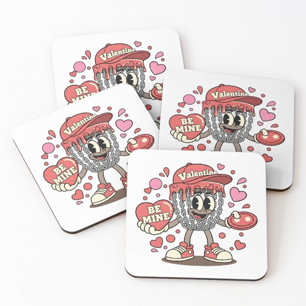 Item preview, disc golf hearts player funny love drip art designed and sold by ArtDesignTp.