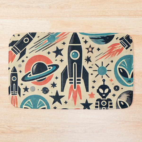 Item preview, space themed pattern designed and sold by TEEJAMBOREE.