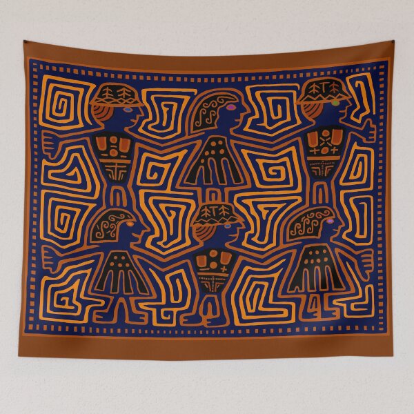 Item preview, Kuna Indian Family and friends designed and sold by Esprit-Mystique.