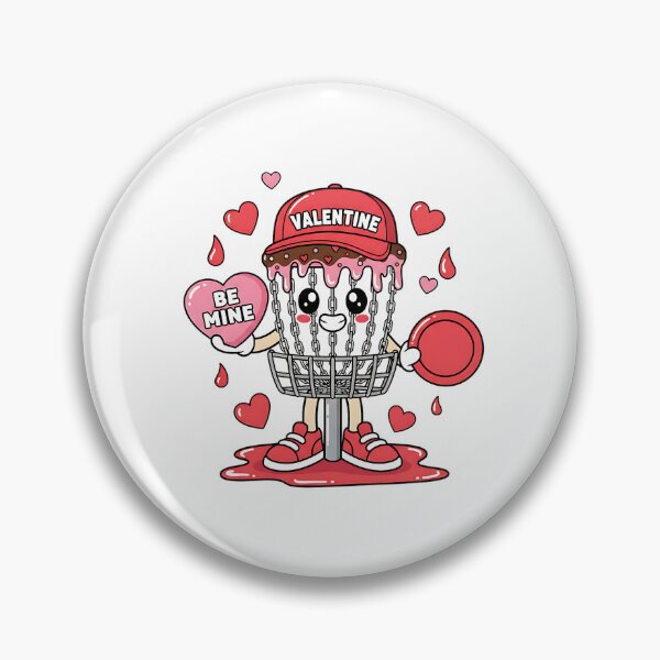 Item preview, valentine disc golfer heart drip funny design designed and sold by ArtDesignTp.