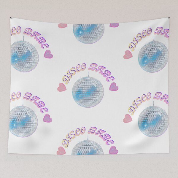Item preview, Pastel Aesthetic Disco Babe -  disco ball Y2K Style Graphic designed and sold by Hidden Relic Muse.