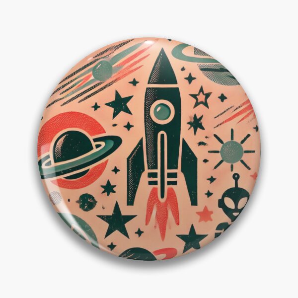 Item preview, space themed pattern designed and sold by TEEJAMBOREE.