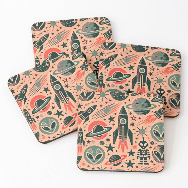 Item preview, space themed pattern designed and sold by TEEJAMBOREE.