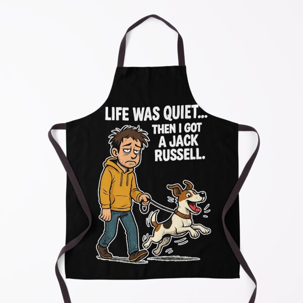 Item preview, Life Was Quiet - Funny Jack Russell Comic designed and sold by Pineapple-Tree.