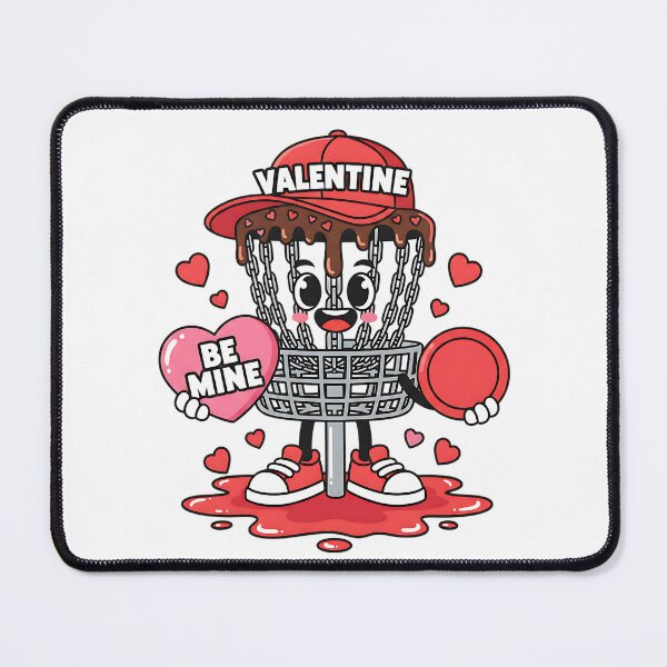 Item preview, funny disc golf hearts dripped valentine art designed and sold by ArtDesignTp.