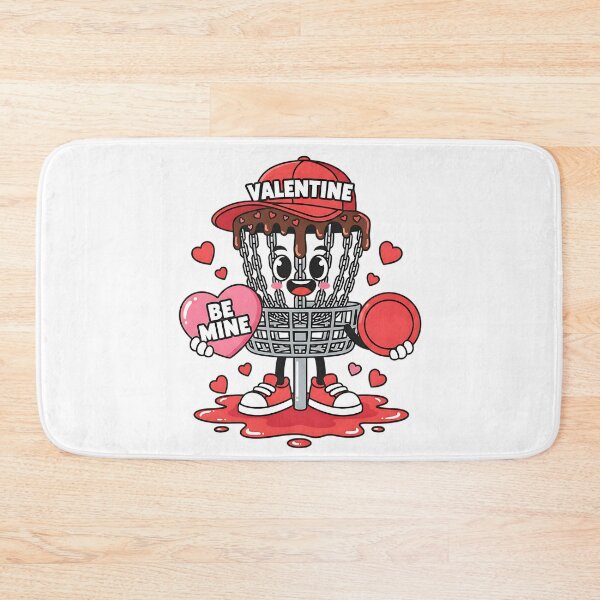 Item preview, funny disc golf hearts dripped valentine art designed and sold by ArtDesignTp.