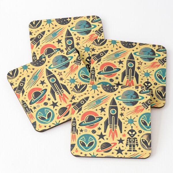 Item preview, space themed pattern designed and sold by TEEJAMBOREE.