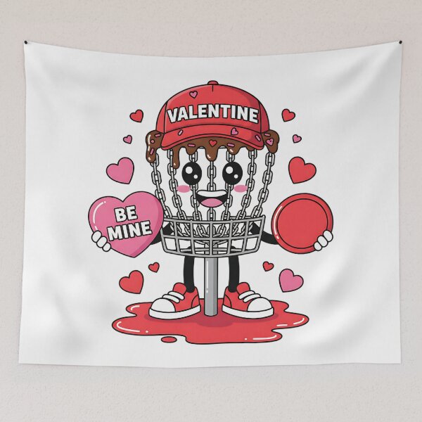 Item preview, romantic disc golf player heart drip humor designed and sold by ArtDesignTp.