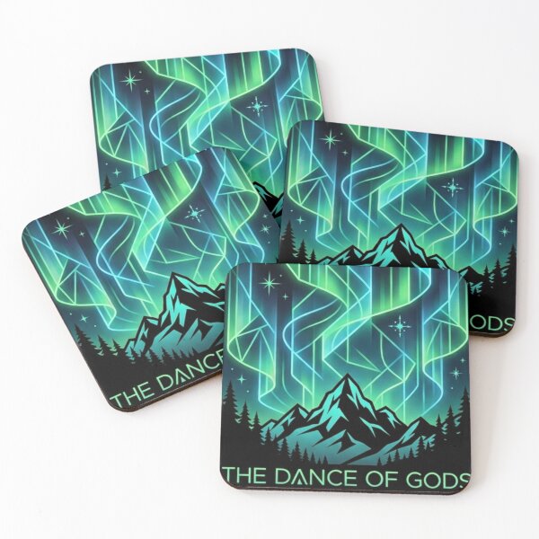 Item preview, The Dance of Gods Aurora Borealis Night Sky designed and sold by MIArt Studio.