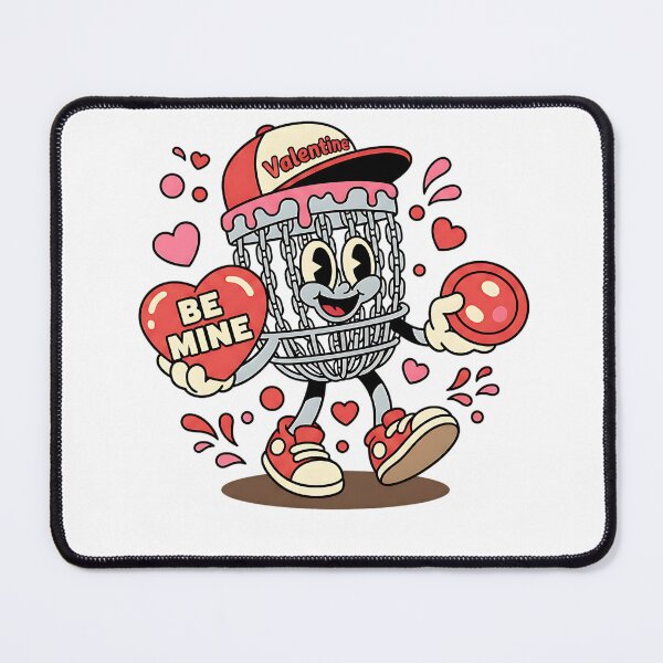 Item preview, funny valentine disc golf gear hearts design designed and sold by ArtDesignTp.