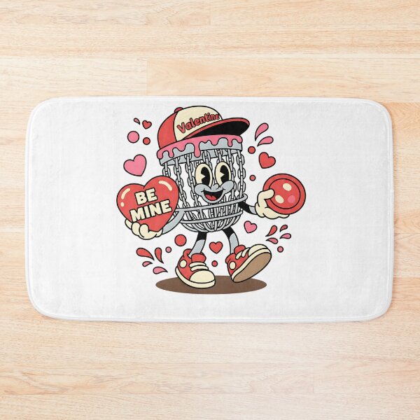 Item preview, funny valentine disc golf gear hearts design designed and sold by ArtDesignTp.