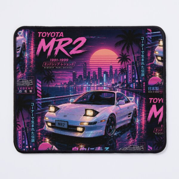 Item preview, Toyota MR2 SW20 Vaporwave 1991-1999 | Retro JDM Japanese Car v10 designed and sold by storelibertys.
