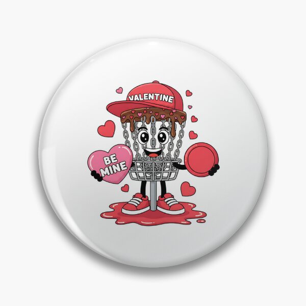 Item preview, dripped hearts disc golf valentine player art designed and sold by ArtDesignTp.