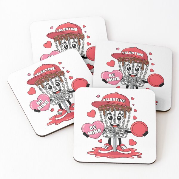 Item preview, dripped hearts disc golf valentine player art designed and sold by ArtDesignTp.