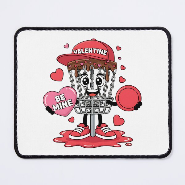 Item preview, dripped hearts disc golf valentine player art designed and sold by ArtDesignTp.
