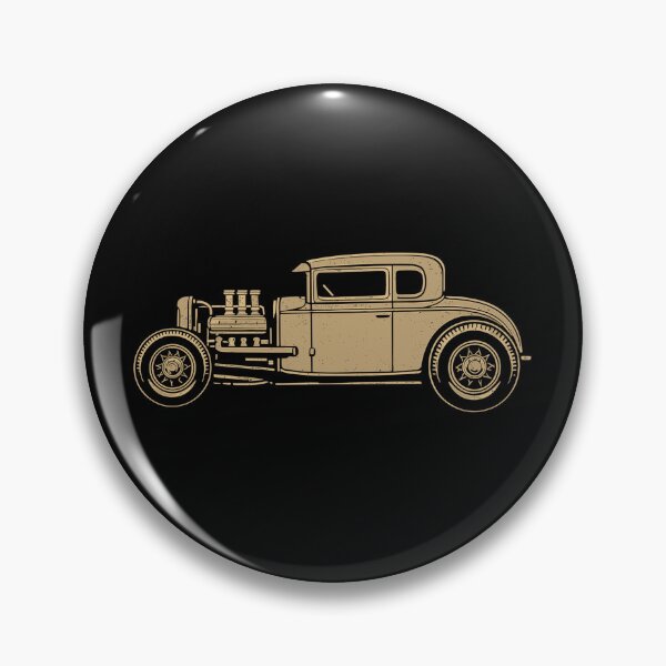 Item preview, Hot Rod Vintage Illustration – V8 Custom Car designed and sold by Pineapple-Tree.