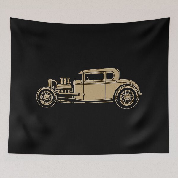 Item preview, Hot Rod Vintage Illustration – V8 Custom Car designed and sold by Pineapple-Tree.