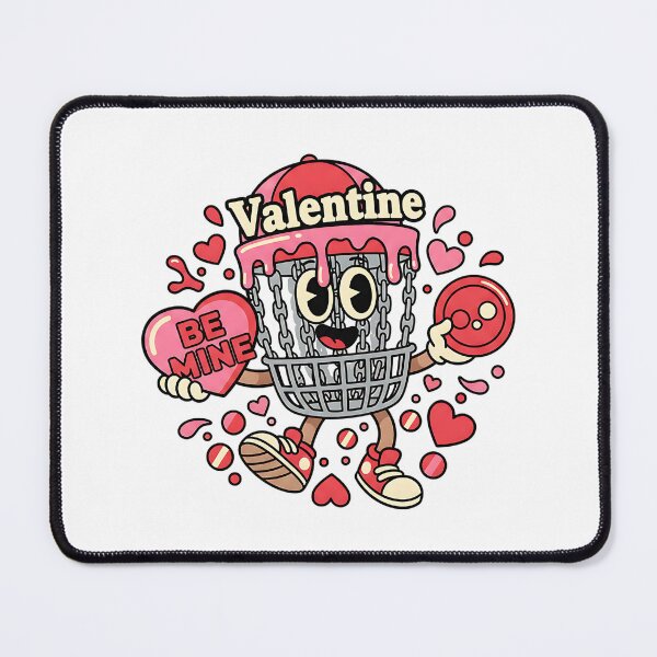 Item preview, disc golf love hearts funny athletic valentine designed and sold by ArtDesignTp.