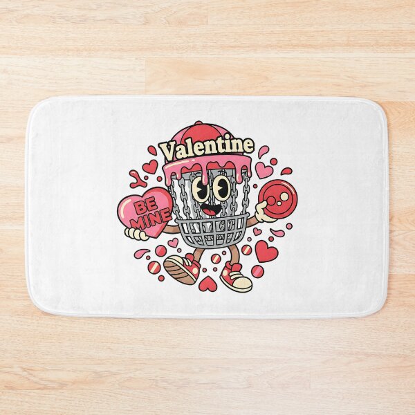 Item preview, disc golf love hearts funny athletic valentine designed and sold by ArtDesignTp.
