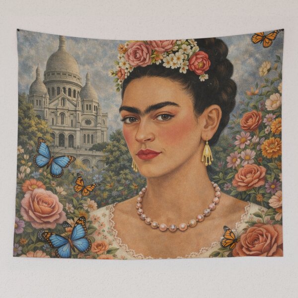 Item preview, Frida Kahlo Paris designed and sold by Muycote.