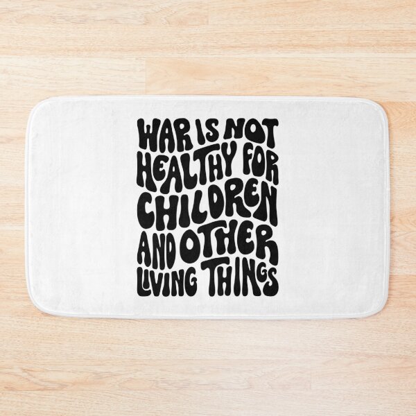 Item preview, War Is Not Healthy Word Art designed and sold by Unhinged Heather.