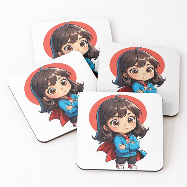 Item preview, Vibrant Anime-Style Character Collection Sticker Set designed and sold by tim tal.