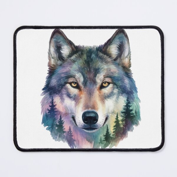 Item preview, Mystical wolf face designed and sold by KriegerTJ.