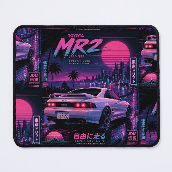 Item preview, Toyota MR2 SW20 Vaporwave 1991-1999 | Retro JDM Japanese Car v11 designed and sold by storelibertys.