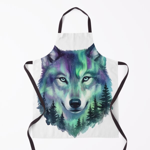 Item preview, Mystical Aurora Wolf Face designed and sold by KriegerTJ.