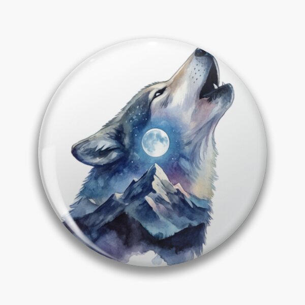 Item preview, Mystical wolf howls at the moon designed and sold by KriegerTJ.