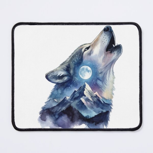 Item preview, Mystical wolf howls at the moon designed and sold by KriegerTJ.