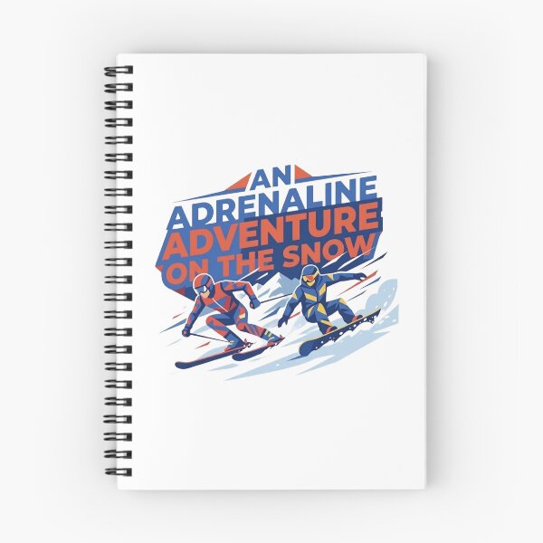 Item preview, Adrenaline Adventure Snow Skiing and Snowboarding designed and sold by MIArt Studio.