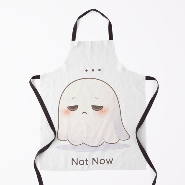 Item preview, Not Now Ghost | Cute Kawaii Aesthetic | Introvert Mood Design designed and sold by The Mood Index.