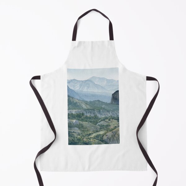 Item preview, Montenegro Mountains: Dermidori Plateau Watercolor Landscape designed and sold by Gene Lvov.