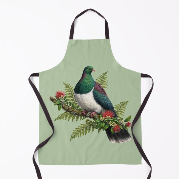 Item preview, Kereru (New Zealand Wood Pigeon) Detailed Bird Illustration designed and sold by kornkobart.