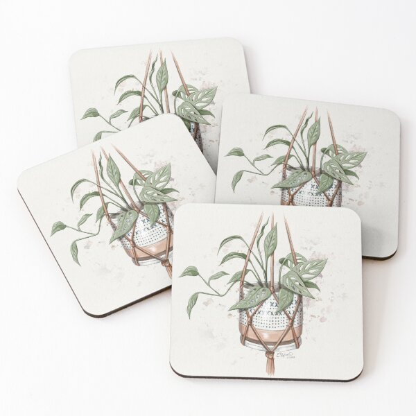 Item preview, Watercolor Monstera Adansonii designed and sold by Studio Hromi LLC.