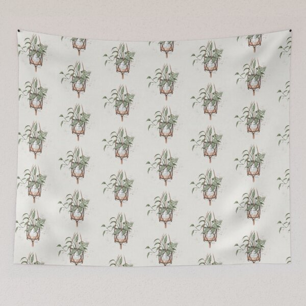 Item preview, Watercolor Monstera Adansonii designed and sold by Studio Hromi LLC.