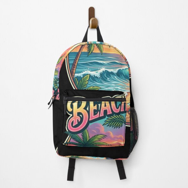 Item preview, Beach Baddie Tropical Sunset Ocean Palm Trees designed and sold by snowry.