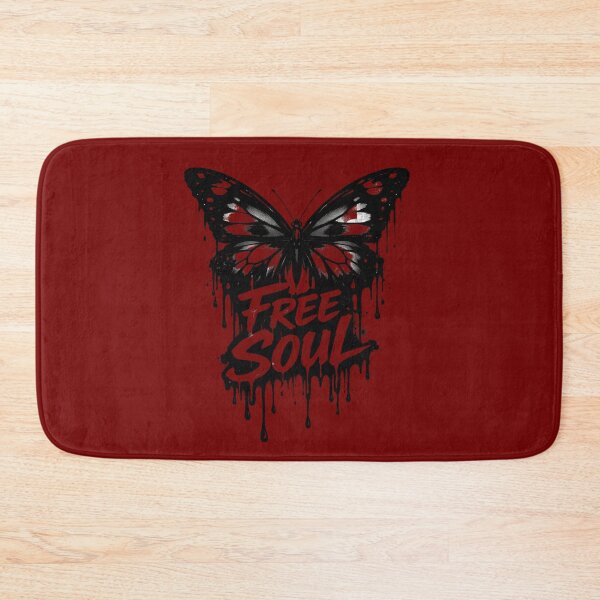 Artikelvorschau, Free Soul Butterfly Drip Design-Dark Streetwear Graphic. entworfen und verkauft von LunaPrintCo.