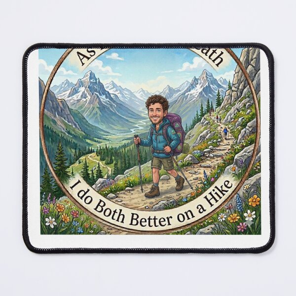 Item preview, Living and Breathing is Better on a good Hike designed and sold by Tees by geigsz.
