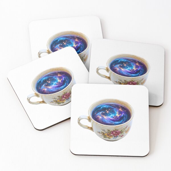 Item preview, cosmic galaxy space coffee cup designed and sold by ArtivioShop.