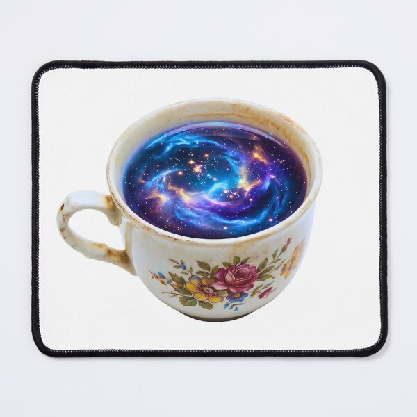 Item preview, cosmic galaxy space coffee cup designed and sold by ArtivioShop.