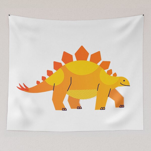 Item preview, Cute Orange Stegosaurus Dinosaur designed and sold by berserki_.